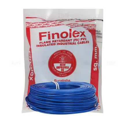 Finolex FRLS-H 2.5 sq mm Blue 180m 1C PVC Insulated Industrial Cable 1100 V
