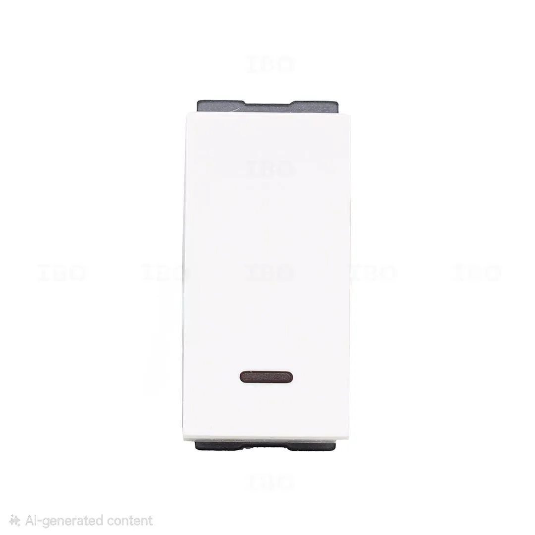 Lisha Special 7 Classic White 1 Way 20 A Modular Switch