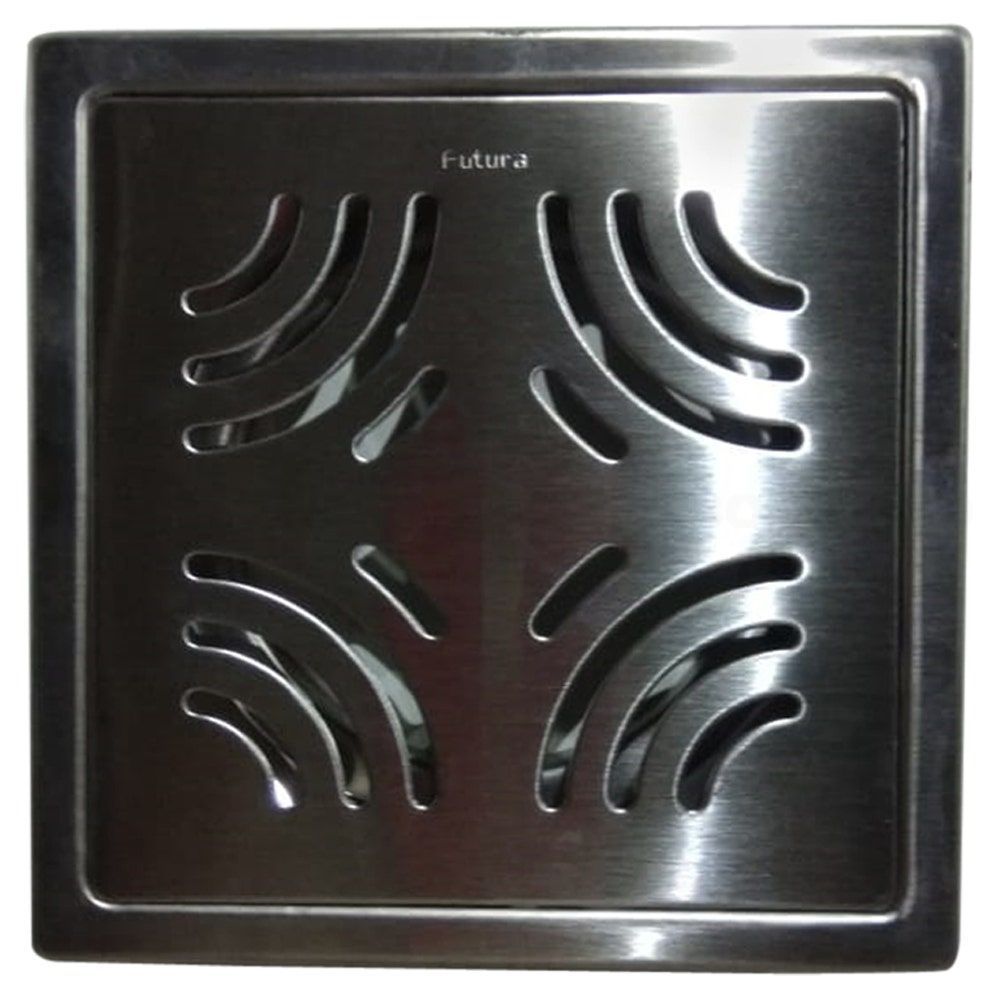 Futura Neo 6 in. x 6 in. Square Stainless Steel Floor Drain Futura Neo 6 in. x 6 in. Square Stainless Steel Floor Drain