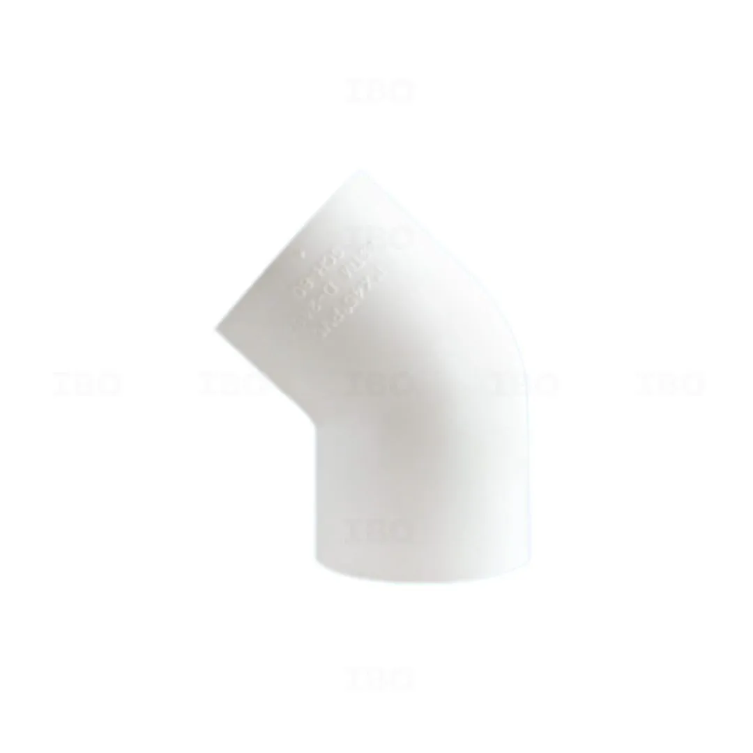 Ashirvad Aqualife ¾ in. (20 mm) UPVC Elbow 45° Ashirvad Aqualife ¾ in. (20 mm) UPVC Elbow 45°