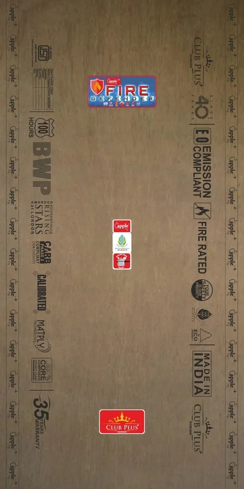 Apple Ply Defender 7 ft. x 4 ft. 19 mm BWP/Marine Plywood Apple Ply Defender 7 ft. x 4 ft. 19 mm BWP/Marine Plywood