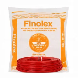 Finolex FRLS-H 4 sq mm Red 180m 1C PVC Insulated Industrial Cable 1100 V
