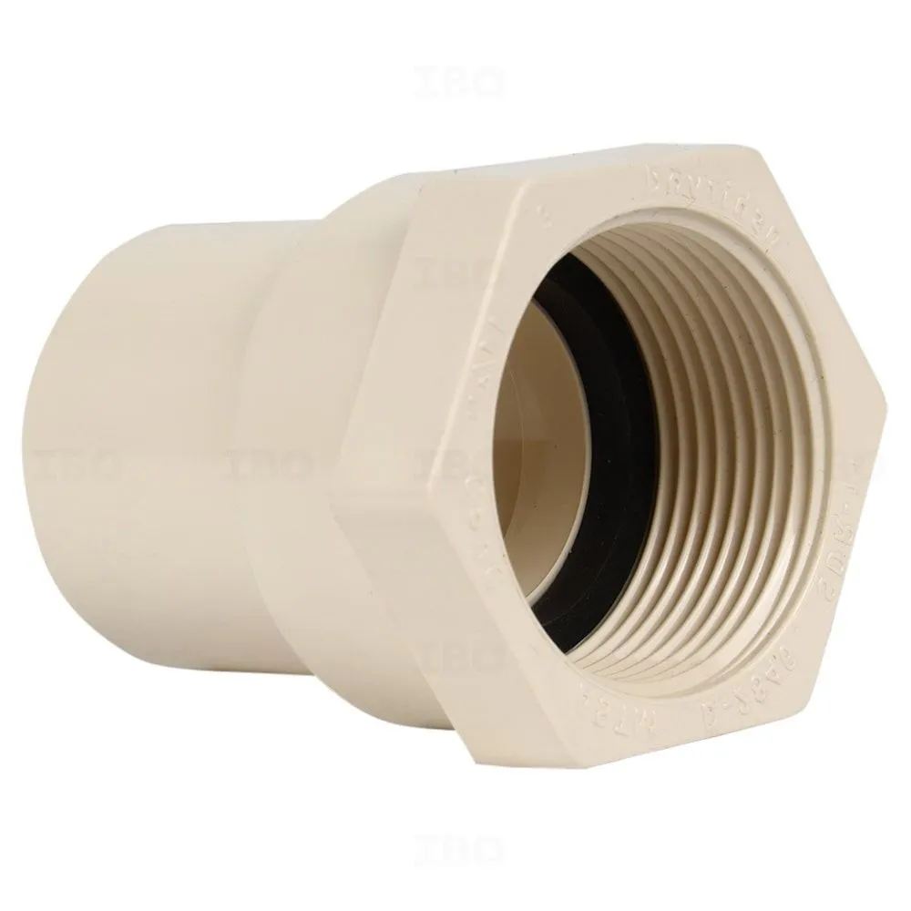 Ashirvad FlowGuard Plus 1¼ in. (32 mm) CPVC Adaptor - FTA Ashirvad FlowGuard Plus 1¼ in. (32 mm) CPVC Adaptor - FTA