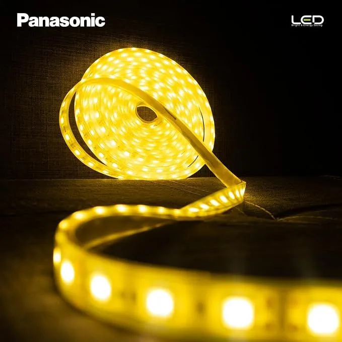 Panasonic 5mtr 22W/m 3000K 240 LED/mtr (IP20) LED Strip Light