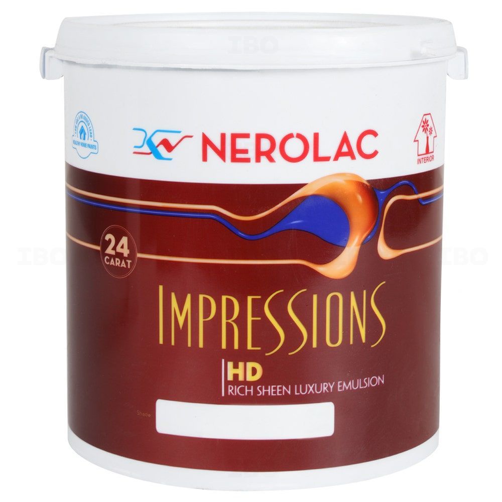 Nerolac Impressions 24 Carat 3.6 L PLE3 Interior Emulsion - Base Nerolac Impressions 24 Carat 3.6 L PLE3 Interior Emulsion - Base
