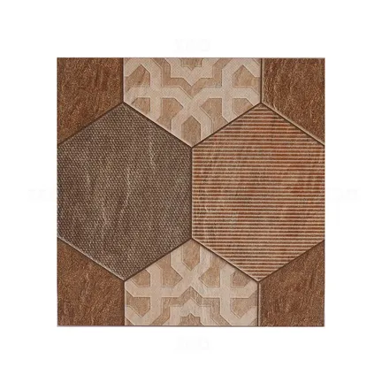 Orient Bell Hexa Hazel Textured 300 mm X 300 mm Ceramic Parking Tile