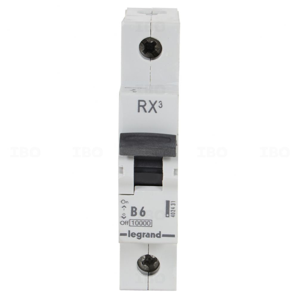 Buy Legrand RX3 Single Pole 6 A B Curve MCB On IBO.com & Store @ Best ...