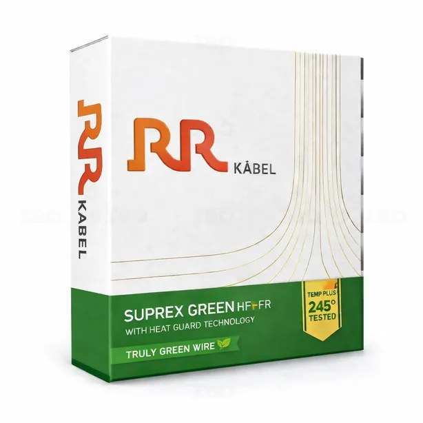 RR Kabel Superex Green HR+FR 1 sq mm Green 90 m FR PVC Insulated Wire
