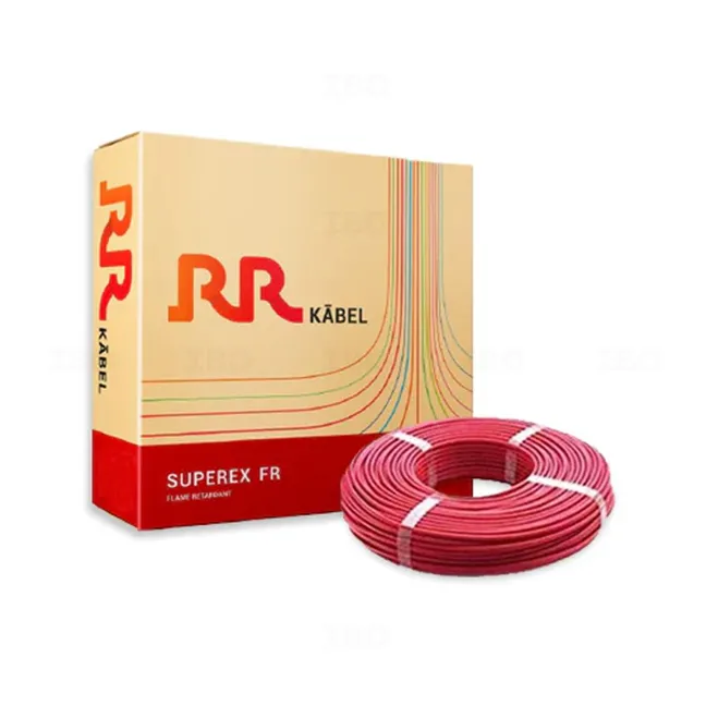 RR Kabel Superex FR 6 sq mm Red 90 m FR PVC Insulated Wire