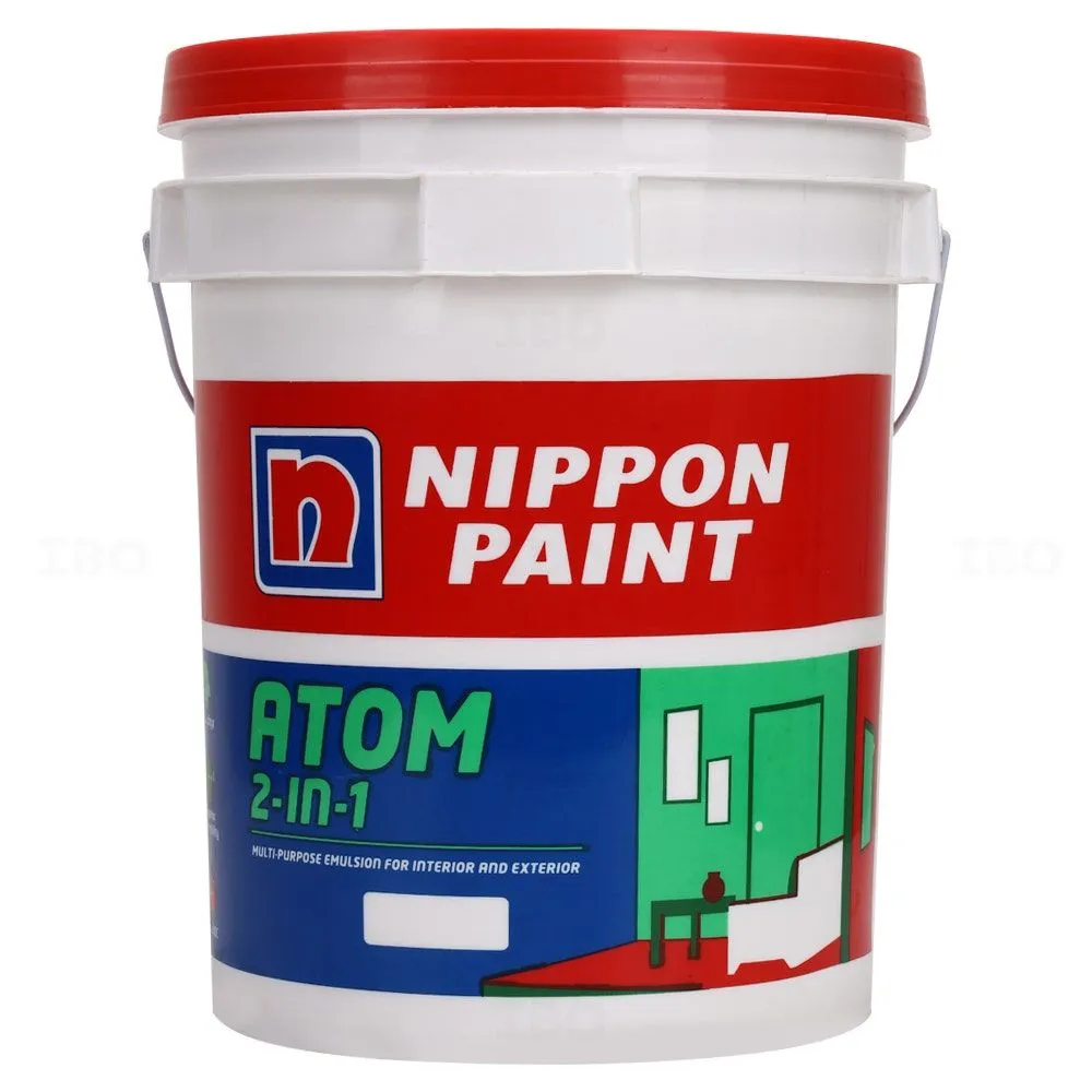 Nippon Atom 2 In 1 20 L White Interior Emulsion - Color Nippon Atom 2 In 1 20 L White Interior Emulsion - Color
