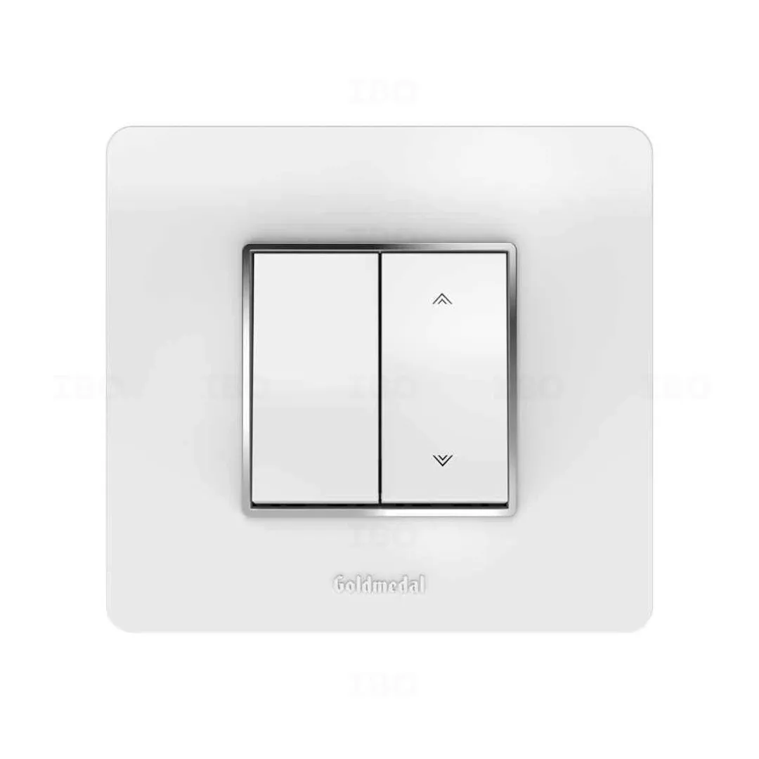 Goldmedal Air Absolute White 2 Way 10 A Modular Switch Goldmedal Air Absolute White 2 Way 10 A Modular Switch