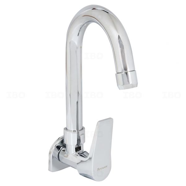 Parryware Aqua Wall Mounted Silver Sink Tap