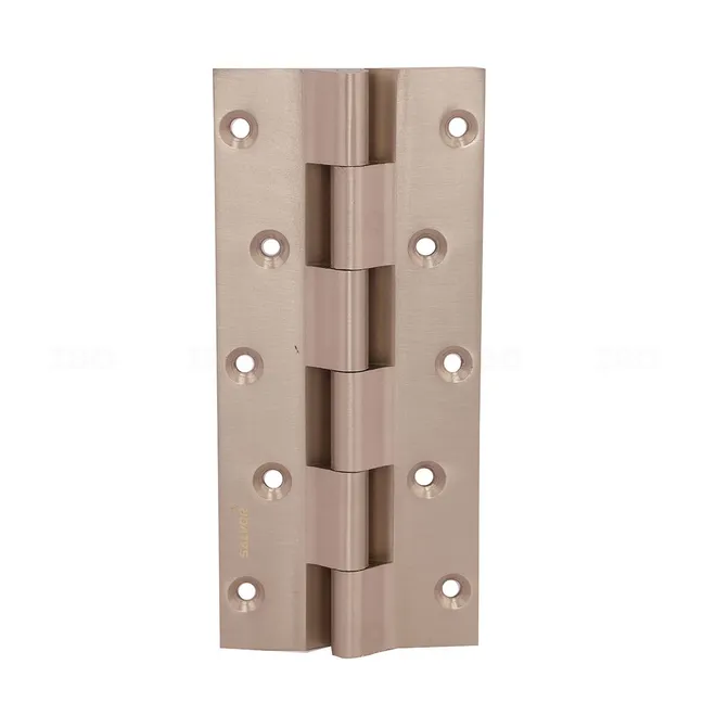 Salvor RLWY SS Matte 6 x 1.1/8 x 5/32 in. Brass Railway Hinge Salvor RLWY SS Matte 6 x 1.1/8 x 5/32 in. Brass Railway Hinge