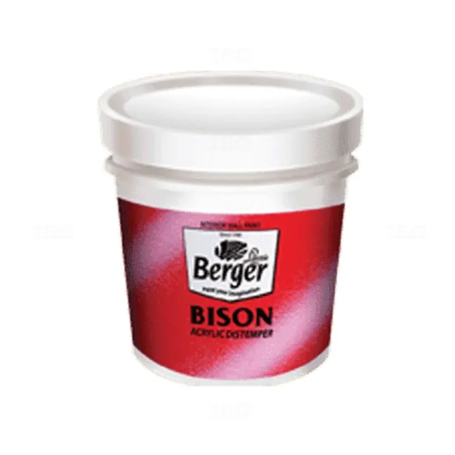 Berger Paints BISON ACRYLIC DIST WHITE Base 5 kg Interior Distemper-Base