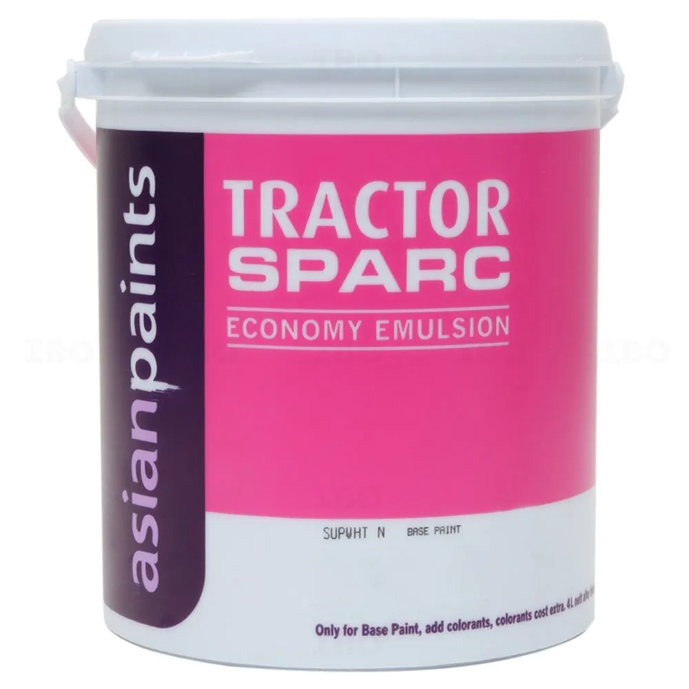 Asian Paints Tractors sparc 4 L White Interior Emulsion - Color
