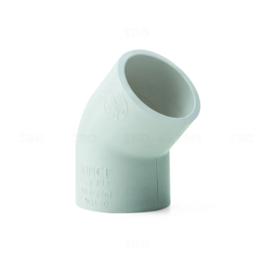 Prince Easyfit 1/2 in. (15 mm) UPVC Elbow 45