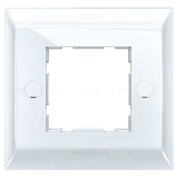 Anchor Ziva 2 Module Glossy White Switch Board Plate Anchor Ziva 2 Module Glossy White Switch Board Plate
