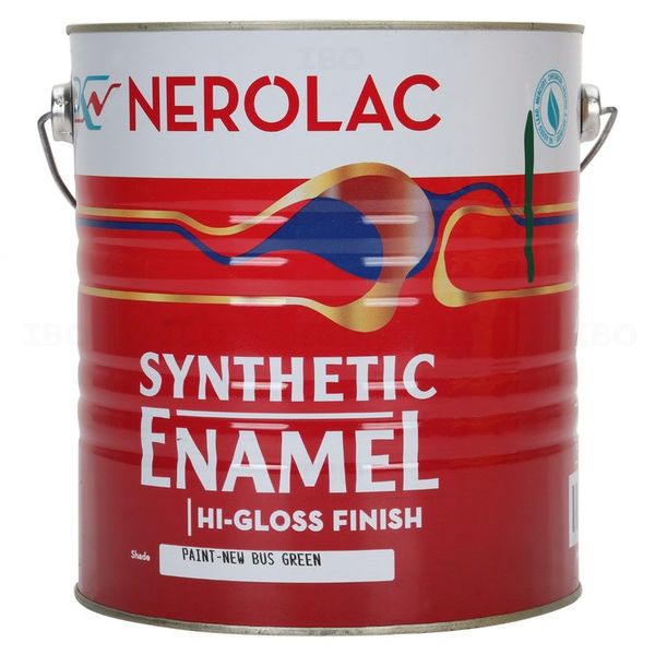 Nerolac Synthetic 4 L New Bus Green Enamel-Color