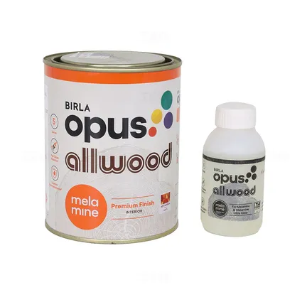 BIRLA opus MG 99 Allwood Melamine Gloss Clear 1 L Melamine Coating BIRLA opus MG 99 Allwood Melamine Gloss Clear 1 L Melamine Coating