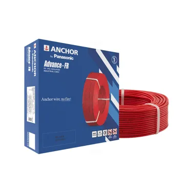 Anchor Advance FR 2.5 sq mm Red 90 m FR PVC Insulated Wire