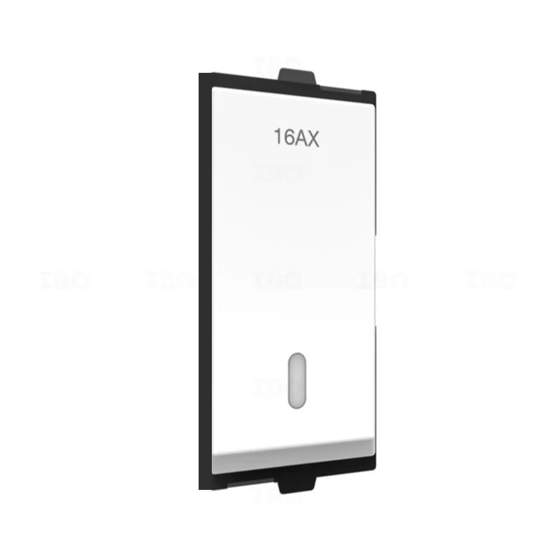 Buy GM G-Nine Genia Glossy White 1 Way 20 A Modular Switch on IBO