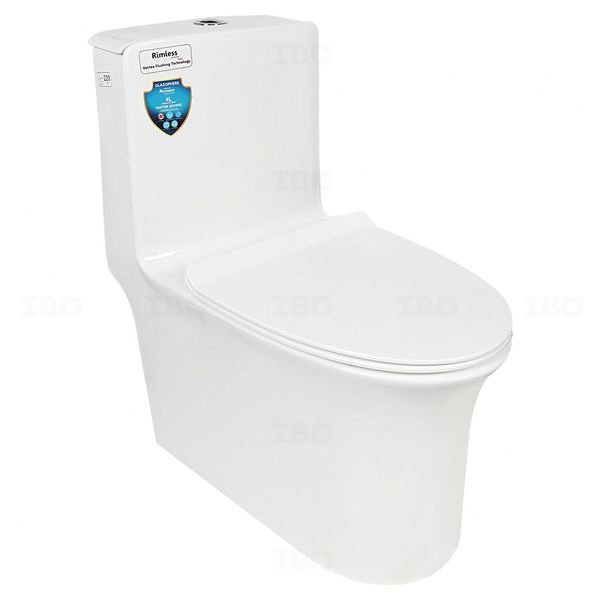 Parryware Aquiline S-220 Floor Mounted White Single Piece Toilet