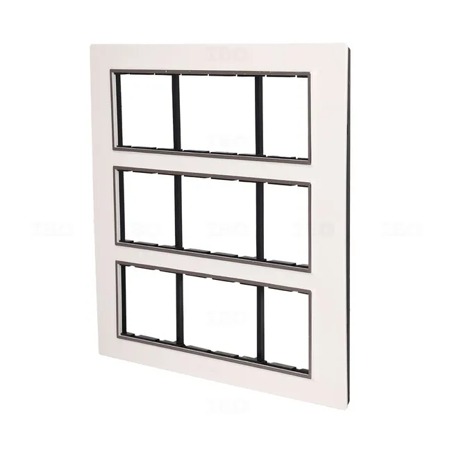 Hifi Hi-Class 18 Module Glossy White Switch Board Plate