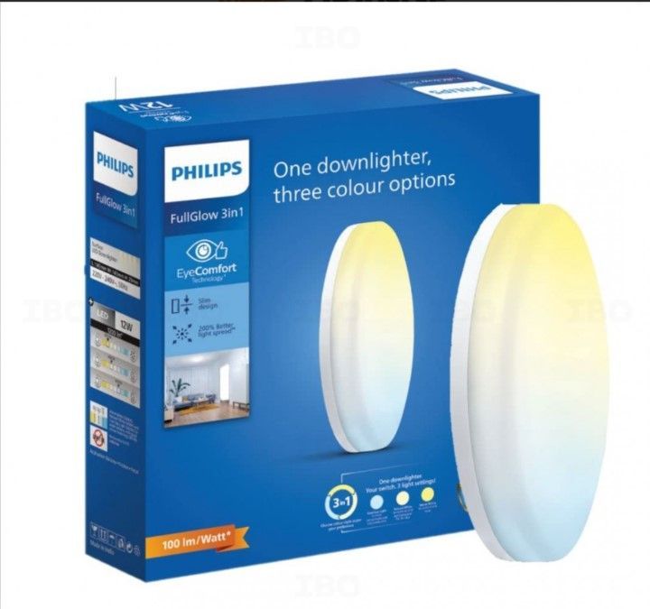Philips 12W FullGlow 3in1 Surface LED Panel Light Philips 12W FullGlow 3in1 Surface LED Panel Light