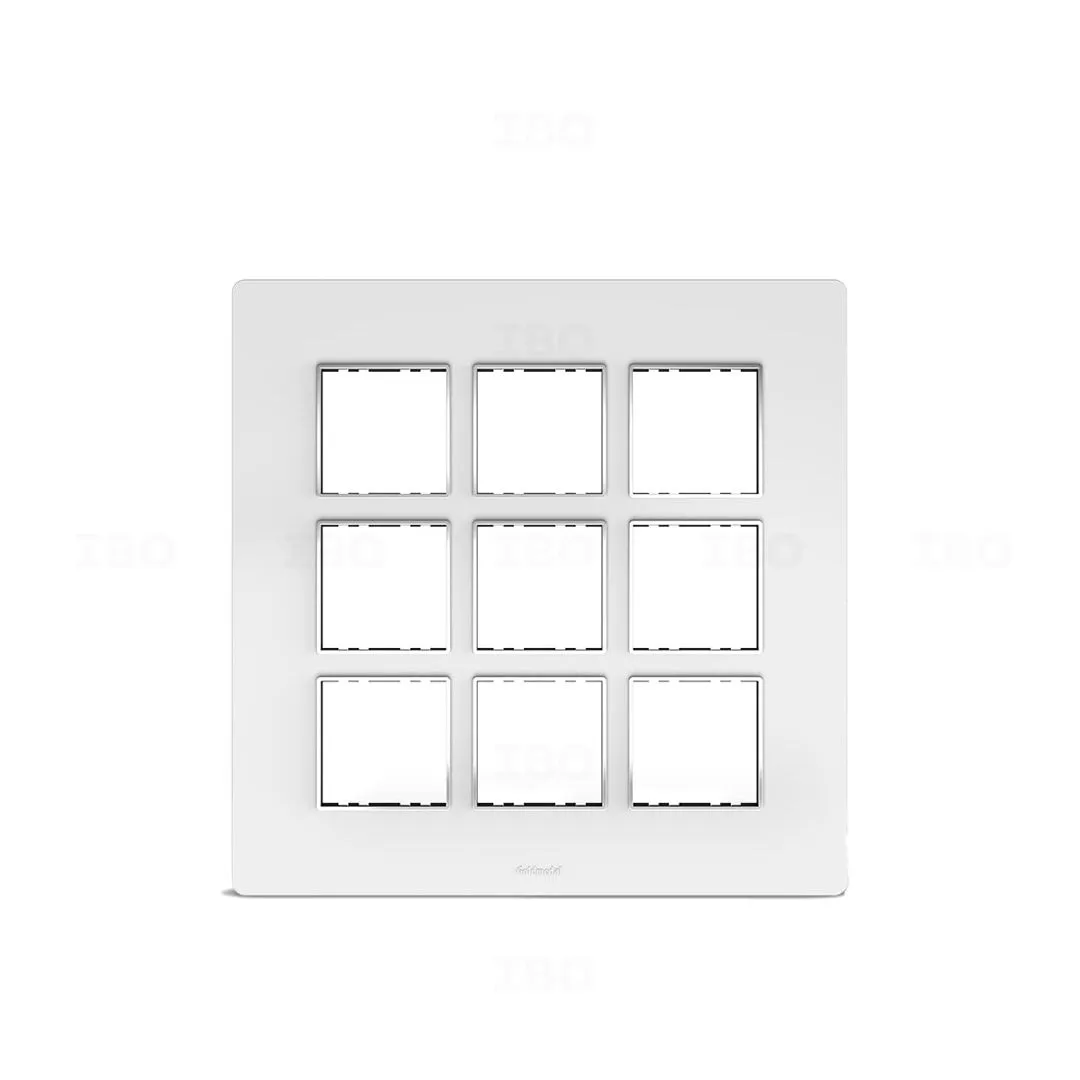 Goldmedal Air A3 18 (H/V) Module Glossy Absolute White Switch Board Plate