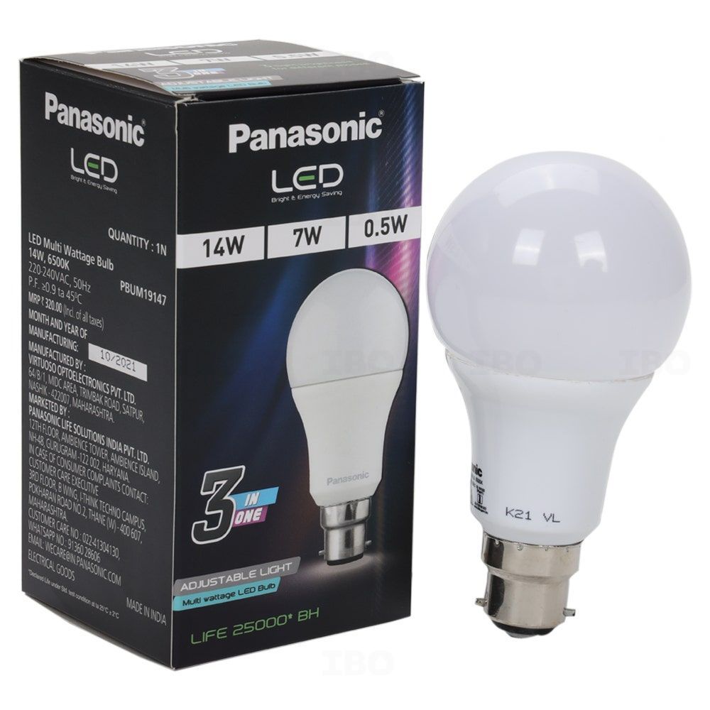 Panasonic Adjustable light 14 W B22 Cool Day Light LED Bulb