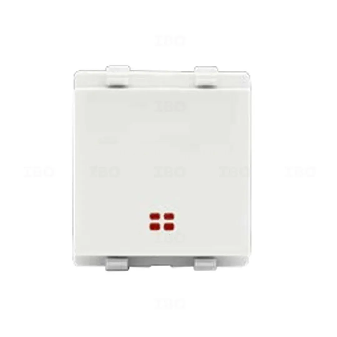 L&T enGem White 1 Way 32 A Modular Switch