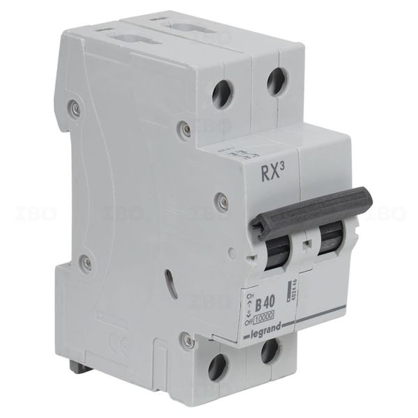 Legrand RX3 Double Pole 40 A B Curve MCB