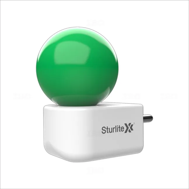 Sturlite 0.5W Green LED LED POD Plug & Play Night Bulb