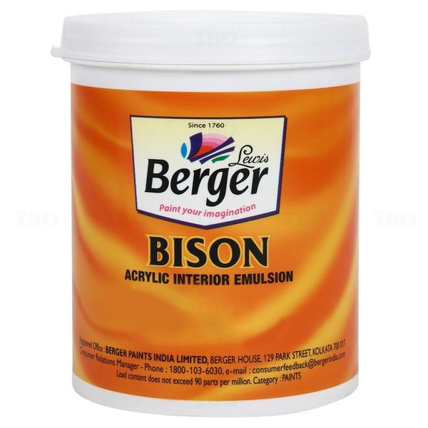 Berger Paints Bison 900 ml N Base Interior Emulsion - Base