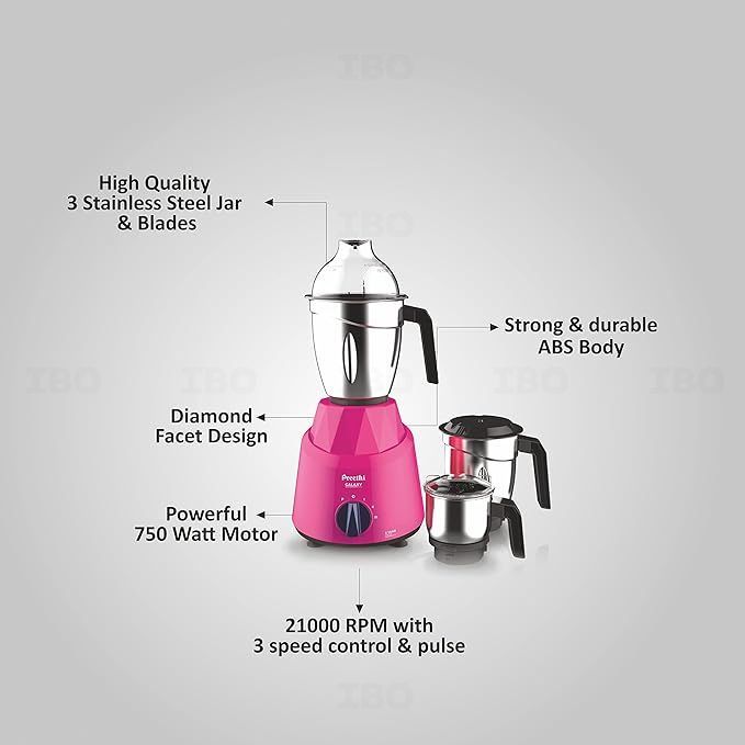 Buy Preethi Galaxy MG225 750W Jars Mixer Grinder on
