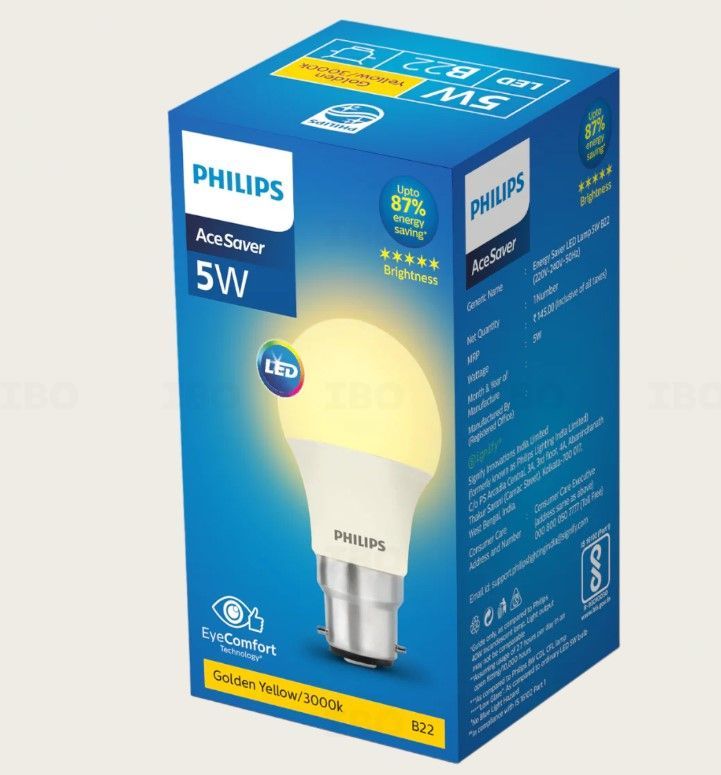 Philips 5W B22 6500K LED Bulb