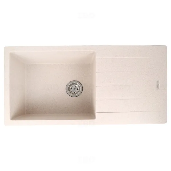 Franke Eurostone 114.0605.146 (Coffee) 36 in. x 18 in. Quartz Single Bowl Sink with Drainer Franke Eurostone 114.0605.146 (Coffee) 36 in. x 18 in. Quartz Single Bowl Sink with Drainer