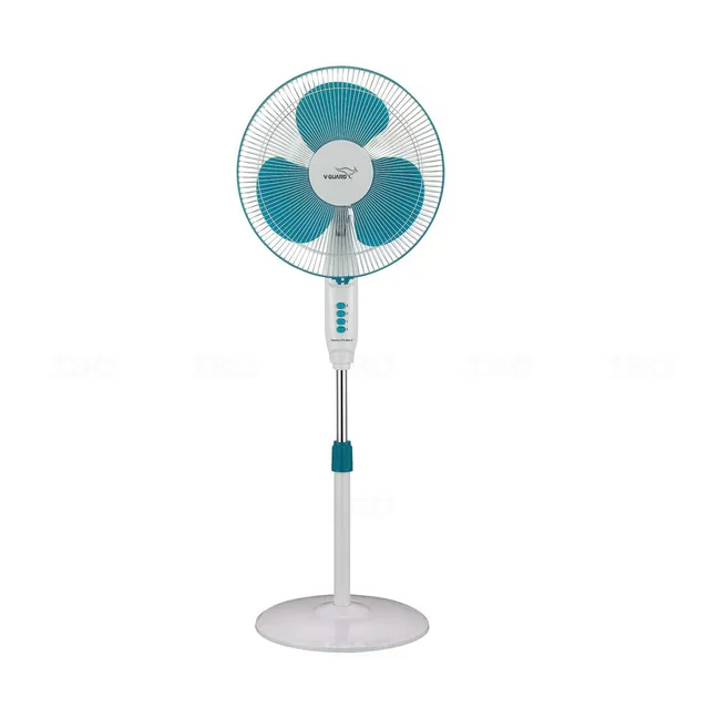 V-Guard 400mm 3 Blade Finesta STS Neo II 16 (White Blue) Pedestal Fan