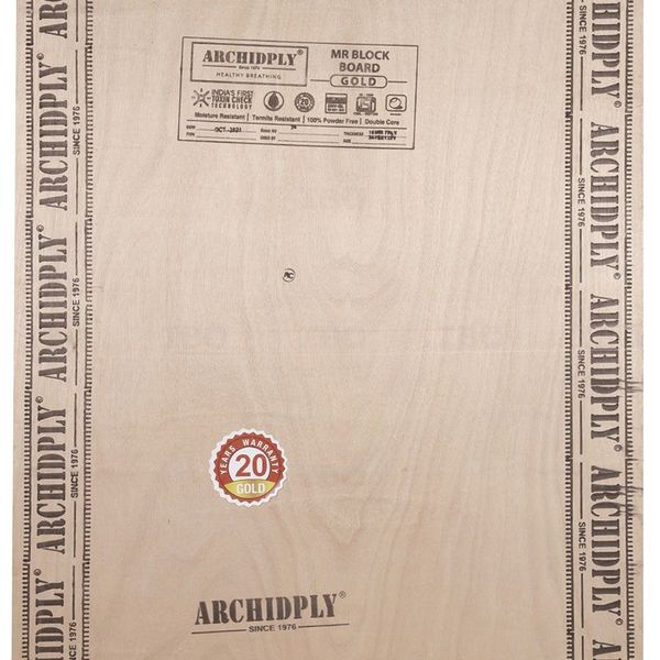 Archidply Gold 8 ft. x 4 ft. 19 mm MR Blockboards