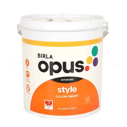 BIRLA opus CS 1 Style Color Smart Pastel 4 L Interior Emulsion - Base BIRLA opus CS 1 Style Color Smart Pastel 4 L Interior Emulsion - Base