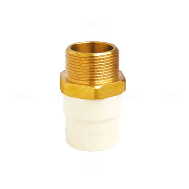 TRUFLO 1½ in. (40 mm) CPVC Male Threaded Adaptor (Brass)