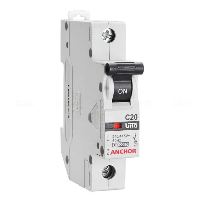 Anchor Uno Single Pole 16 A C Curve MCB
