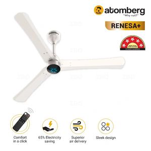 Atomberg Renesa+ 1200 mm Pearl White Ceiling Fan