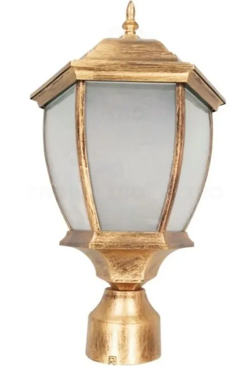 Luker WW HELIOS ANTIQUE Fixture Small Gold E27 Holder W/O Lamp (LGLA2E27 AG) Gate light Luker WW HELIOS ANTIQUE Fixture Small Gold E27 Holder W/O Lamp (LGLA2E27 AG) Gate light