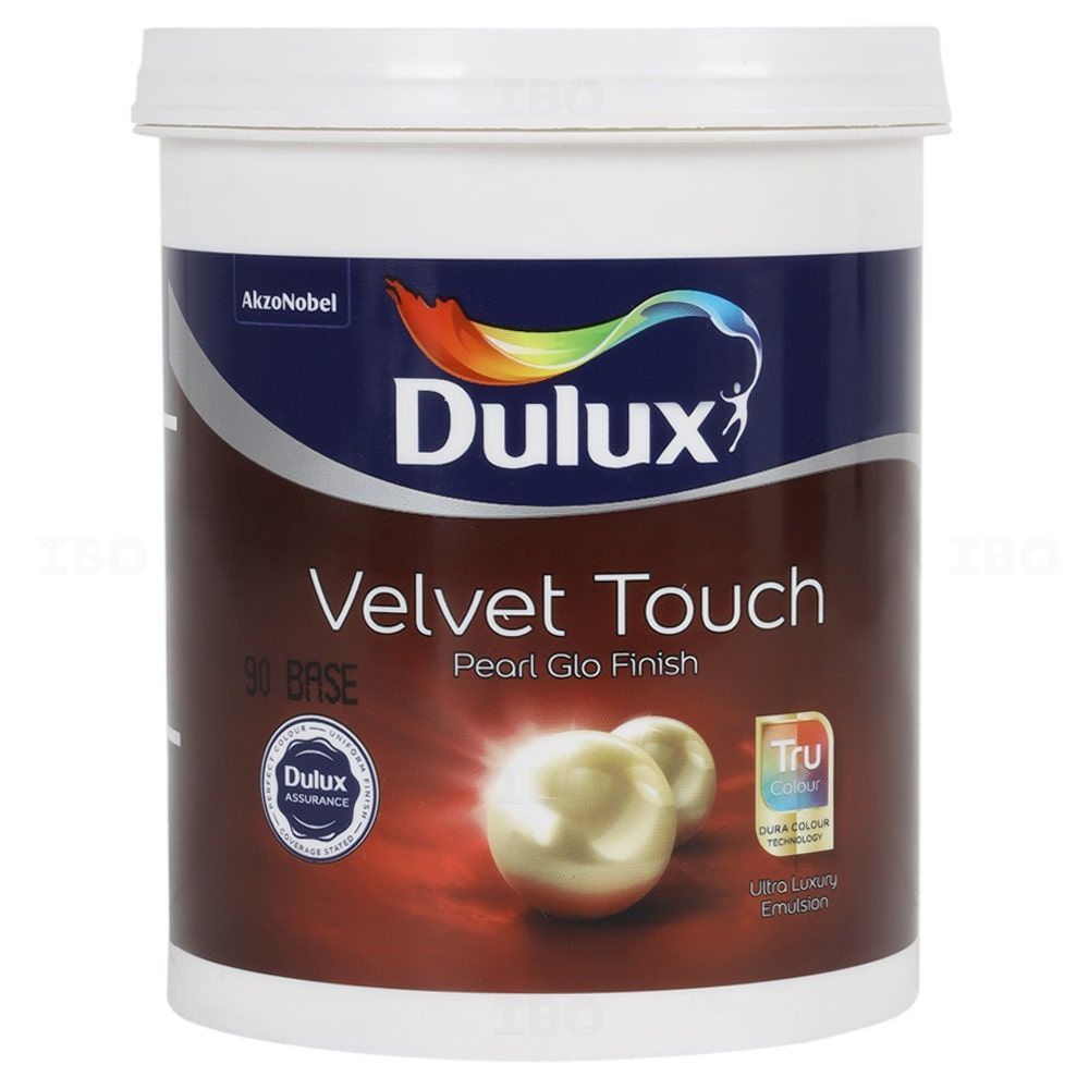 Dulux Paints Velvet Touch Pearl Glo 1 L Int White Base Interior Emulsion - Base