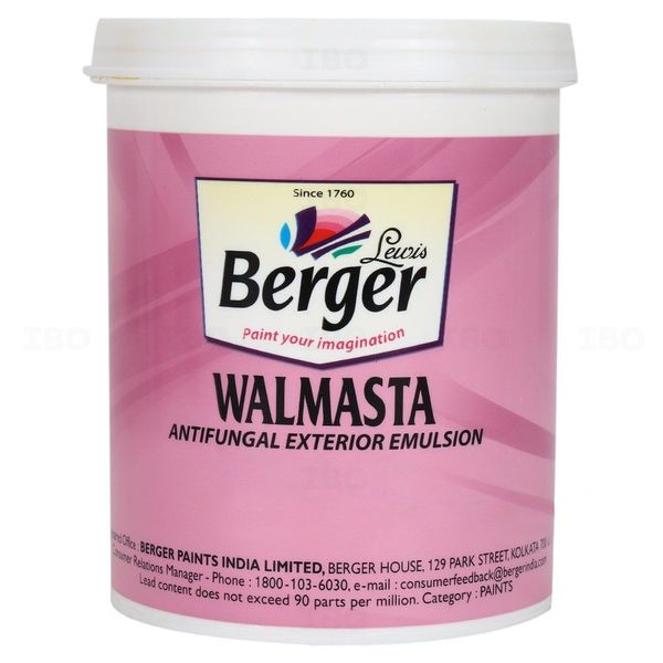 Berger Paints Walmasta 900 ml Yellow Base Interior Emulsion - Base Berger Paints Walmasta 900 ml Yellow Base Interior Emulsion - Base