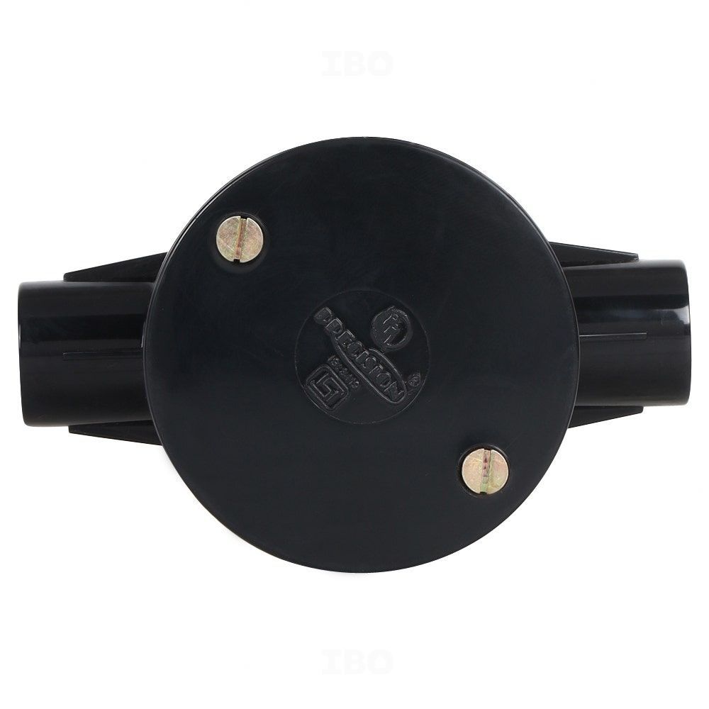 Precision 20 mm PVC Deep Circular Box-Through 2 Way Precision 20 mm PVC Deep Circular Box-Through 2 Way