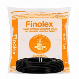 Finolex FRLS-H 2.5 sq mm Black 180m 1C PVC Insulated Industrial Cable 1100 V