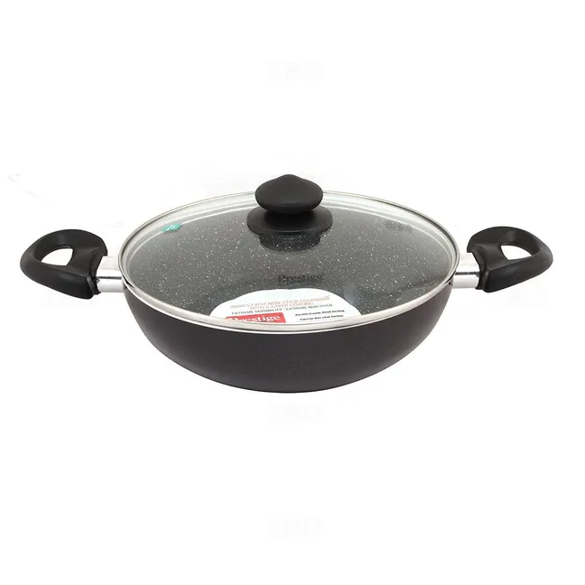 Prestige 36310 Omega Deluxe 24 Cm Non Stick Induction Base Kadhai Prestige 36310 Omega Deluxe 24 Cm Non Stick Induction Base Kadhai