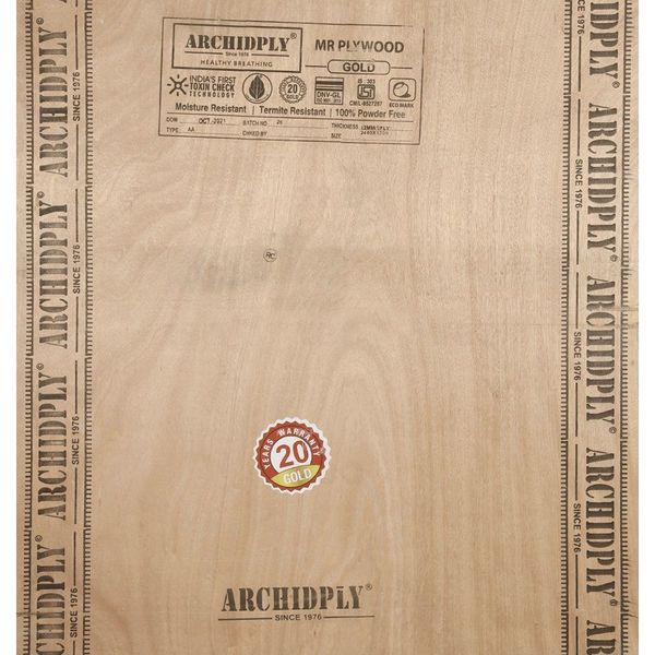 Archidply Gold 8 ft. x 4 ft. 12 mm MR Plywood